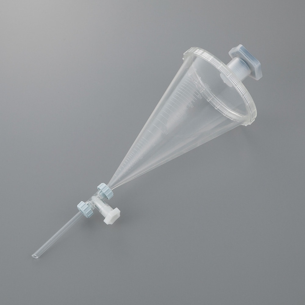 PMP分液ロート目盛付 500ml 97