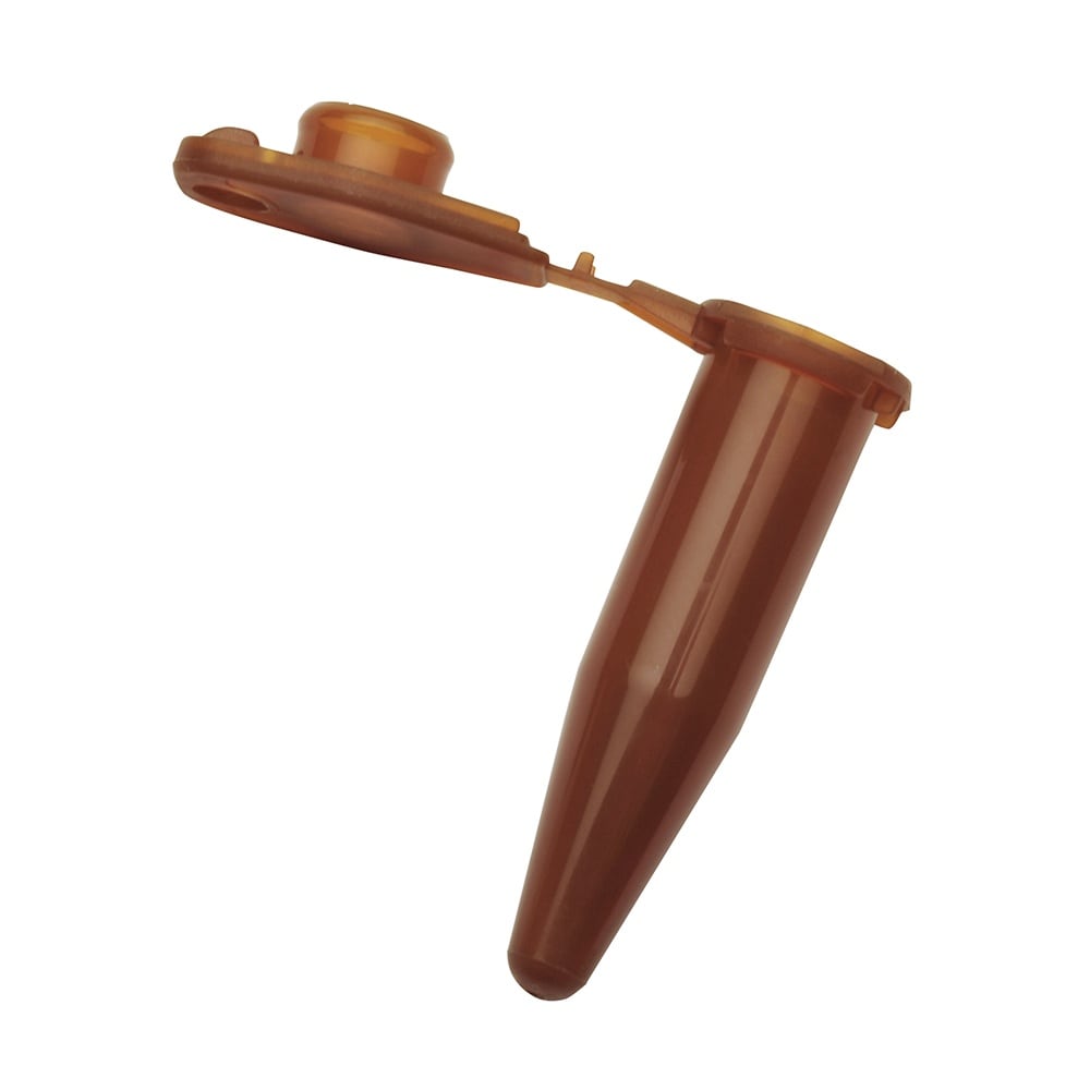 セイフ‐ロックチューブカラー0.5mL茶