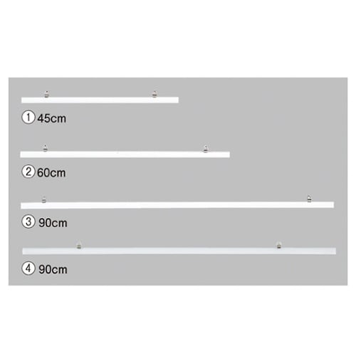 ポスターハンガー W90cm クリア 1