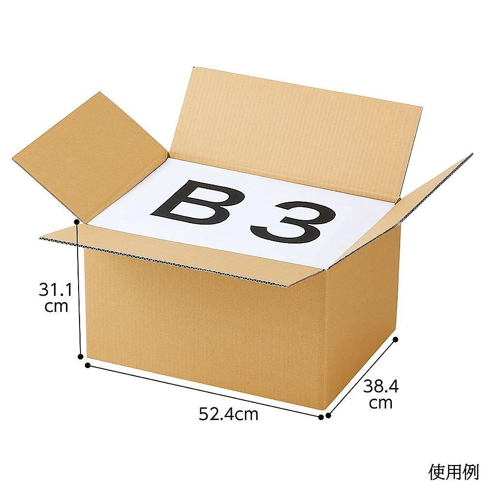 ダンボールケース 52.4×38.4×3