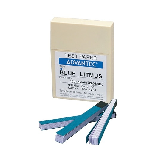 リトマス試験紙 ブックタイプ 青 1箱(