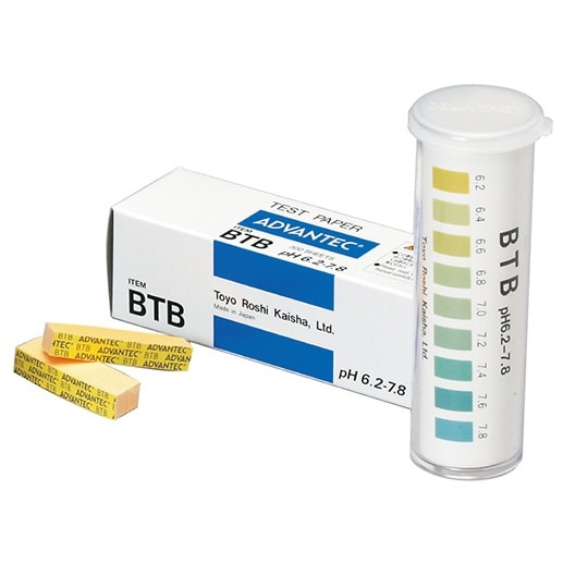 pH試験紙 瓶入りタイプ BTB 080
