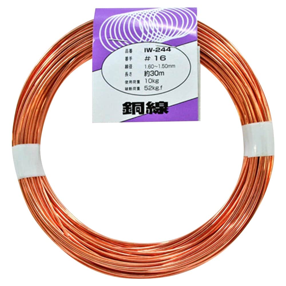 IW−244 銅線 #16×約30m