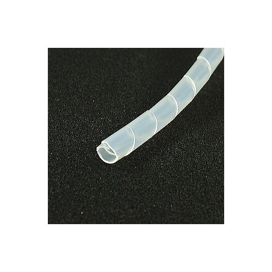 スパイラルチューブ 透明 径6mm×長さ
