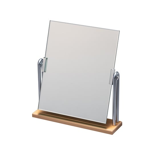 H−224 木製スタンドミラーDX