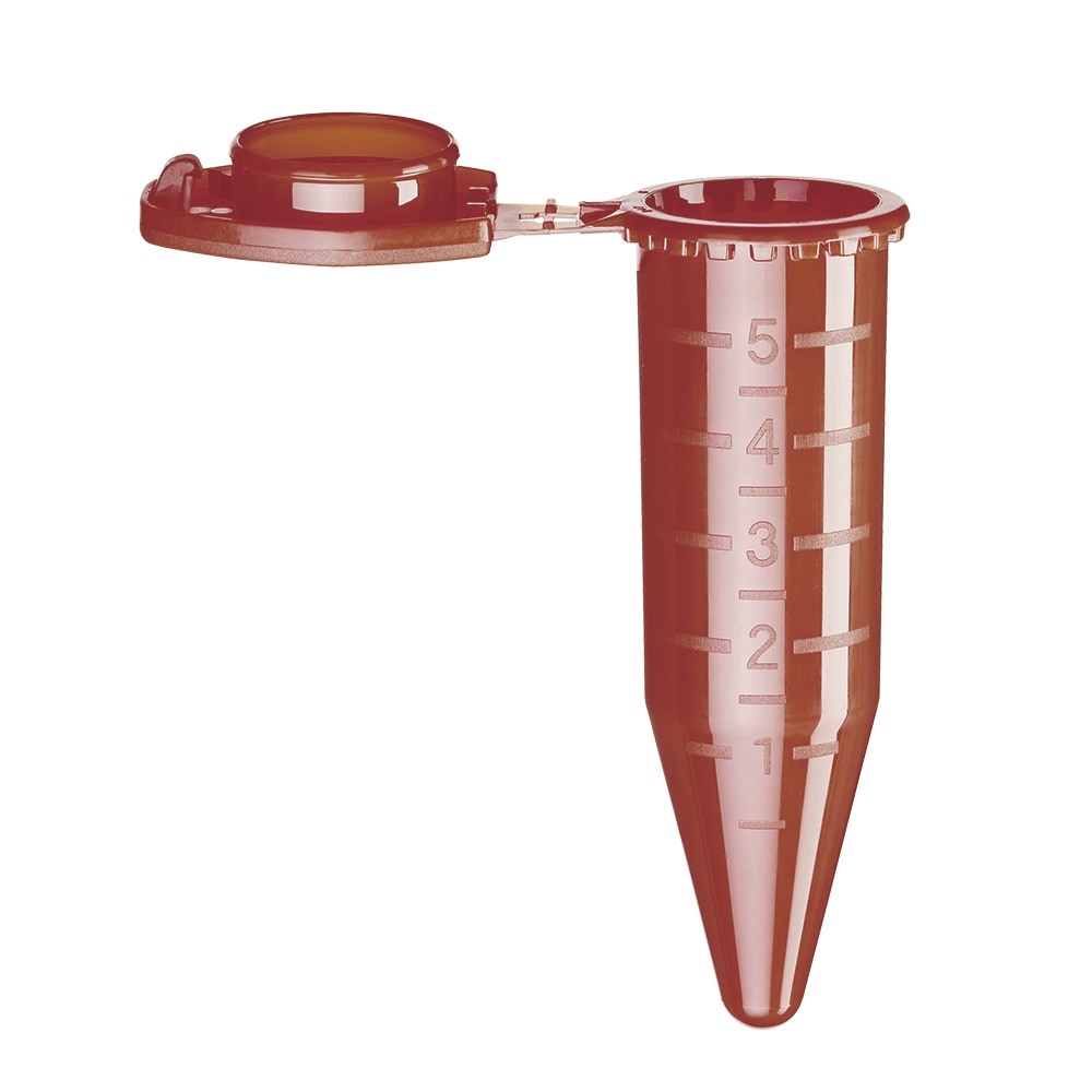 エッペンドルフチューブ 5.0mL 茶