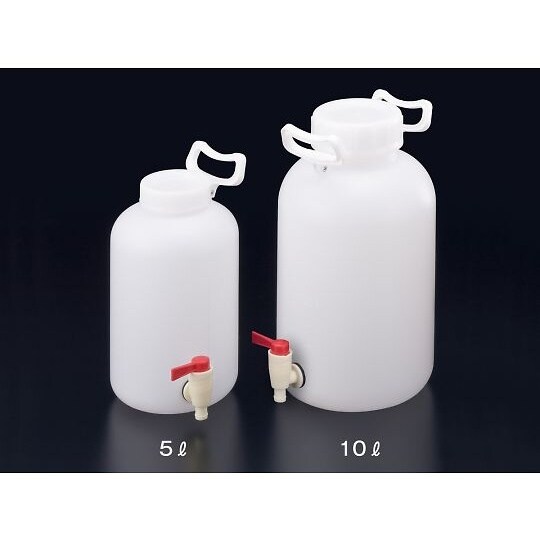 06521 広口下口活栓瓶 片手 5L