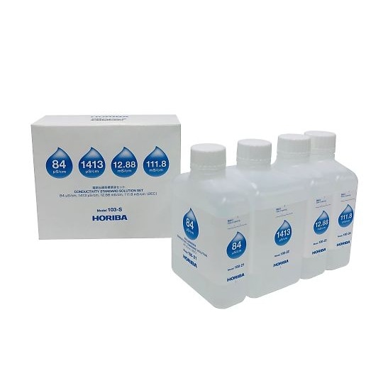 電気伝導率標準液セット 1セット(4本入