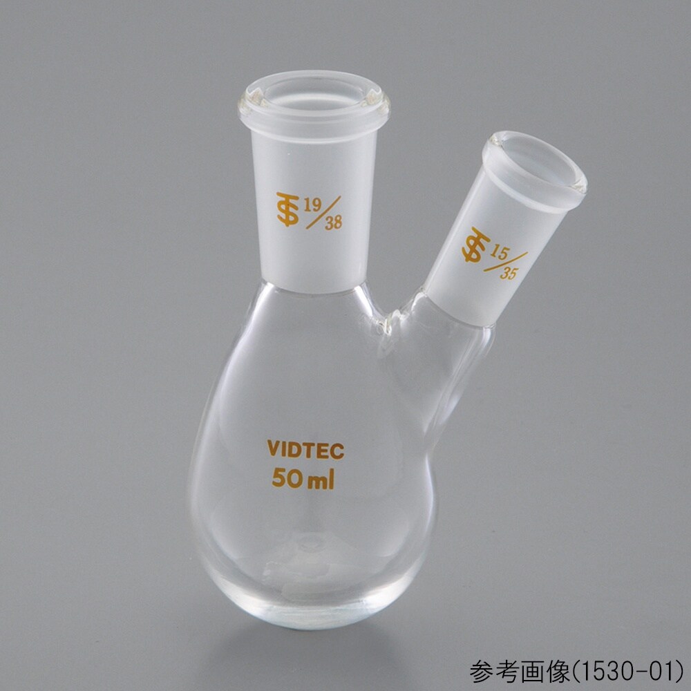 茄子形二ツ口フラスコ 500mL 29/