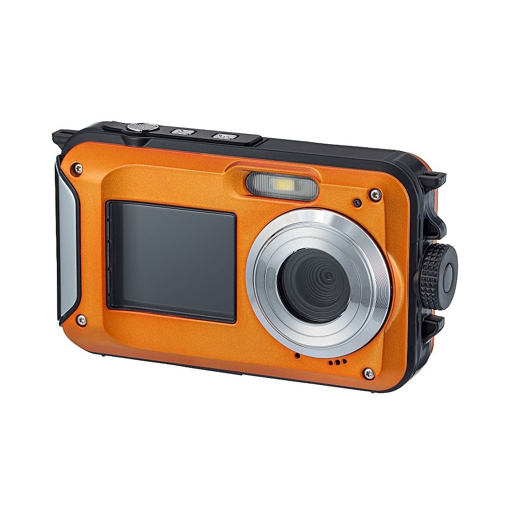 デジタルカメラ 防水防塵 オレンジ W1