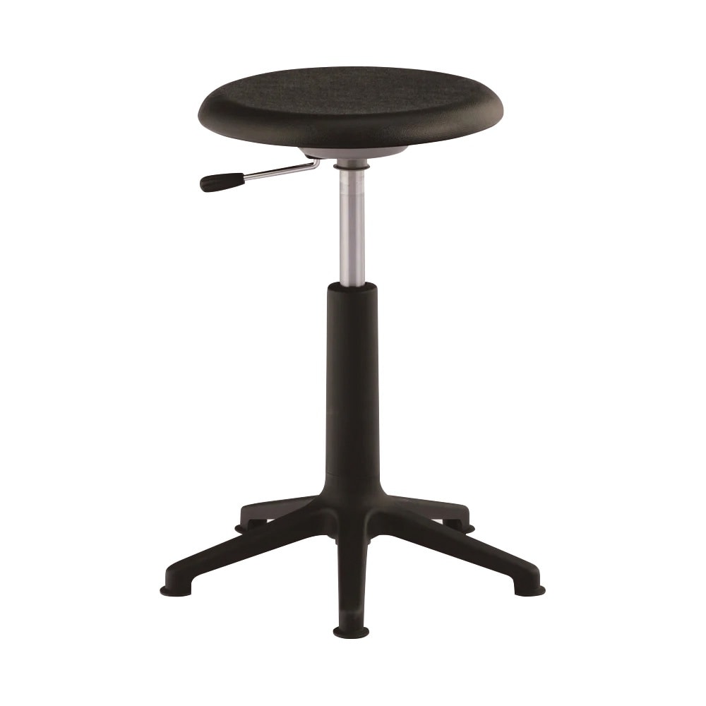 研究室用チェア・固定脚タイプ・PE樹脂ブ