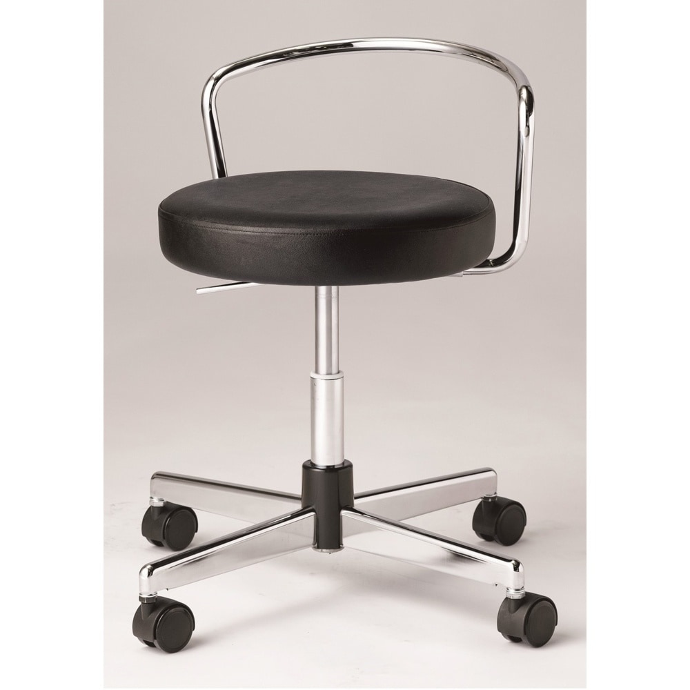 導電チェア・厚座スツールタイプ・背付き