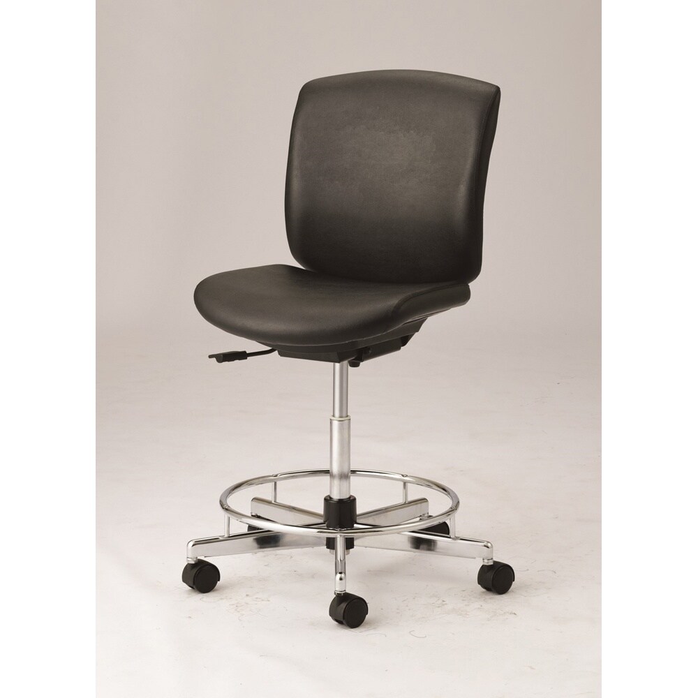 導電チェア・QRC型・ハイタイプ ブラッ