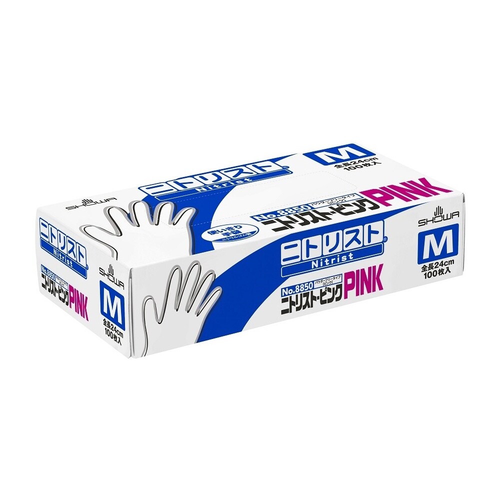 ニトリスト・ピンク M 100枚×10箱