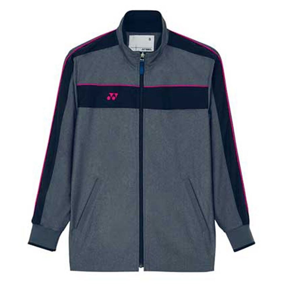 防風ジャケット グレーモク×ピンク 3L