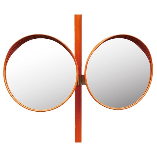 カーブミラー 300mmΦ二面鏡ポール付