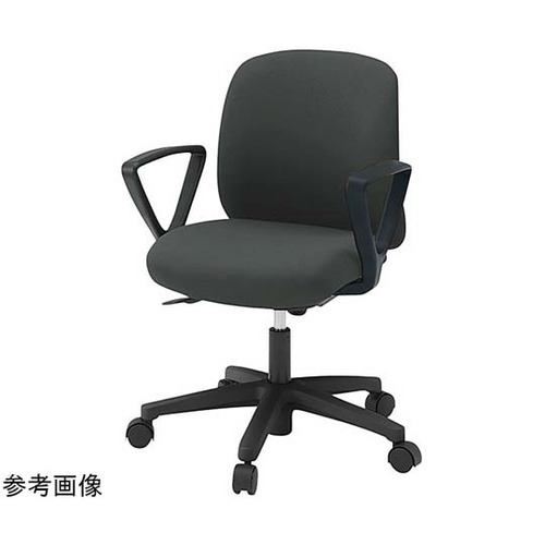 ボニートチェア 背裏 樹脂(黒)固定肘付