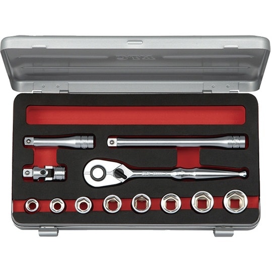 差込角9.5SQ 12点組六角ソケットセ