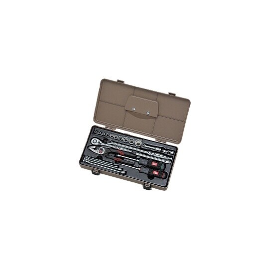 工具セット 片開きプラハードケース 22