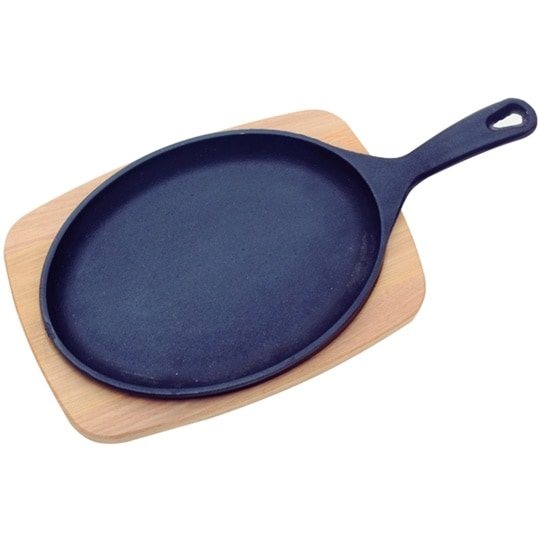 バーベキューボード&グリル 楕円 チーク