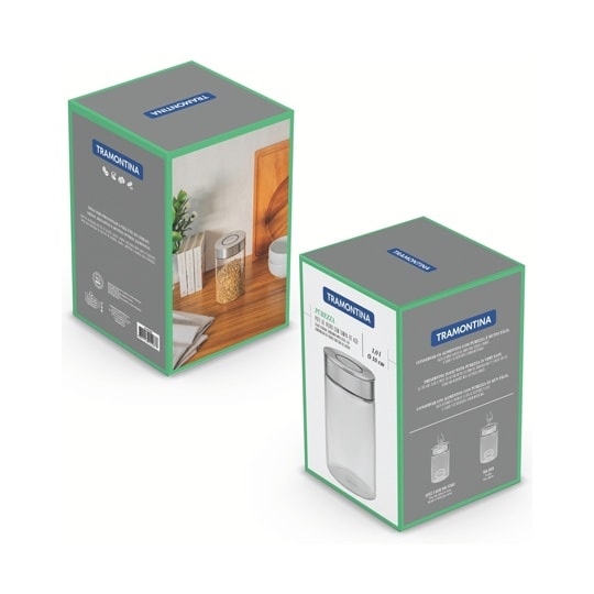 グラスコンテイナー ステンレス蓋 1L