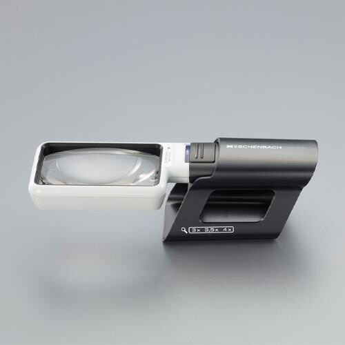 ルーペ(LEDライト付・角形) EA756C−35