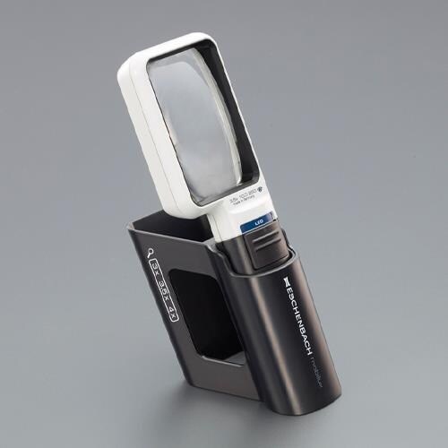 ルーペ(LEDライト付・角形) EA756C−36