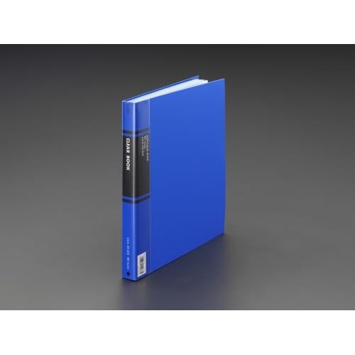 A4クリアーブック(青) EA762CC−53