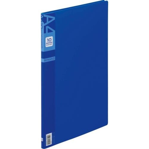 クリアーブック(10枚/青) EA762CC−62