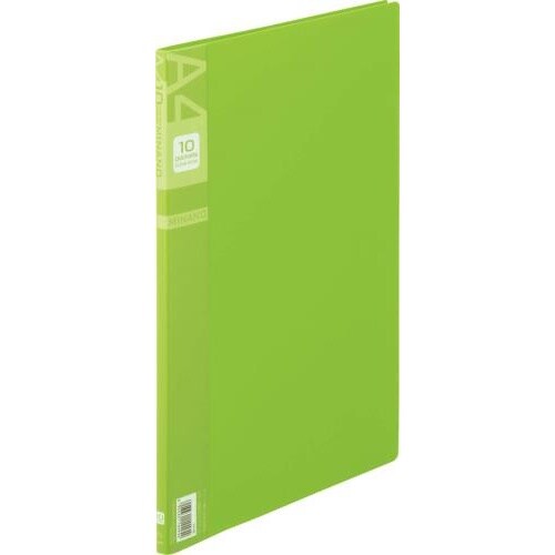 クリアーブック(10枚/緑) EA762CC−63