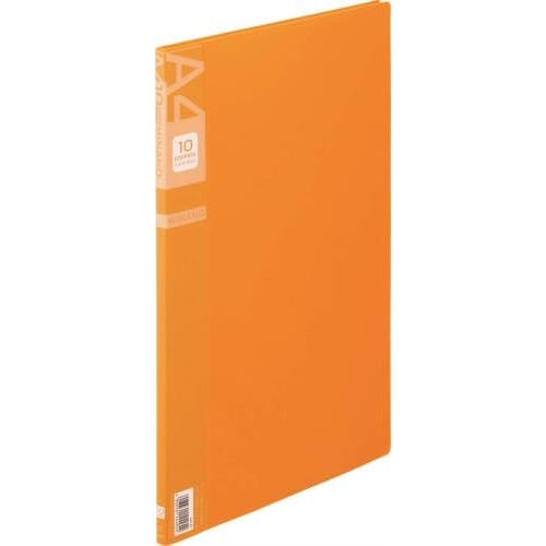 クリアーブック(10枚/橙) EA762CC−64