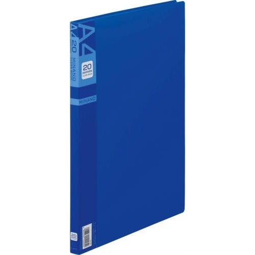 クリアーブック(20枚/青) EA762CC−67