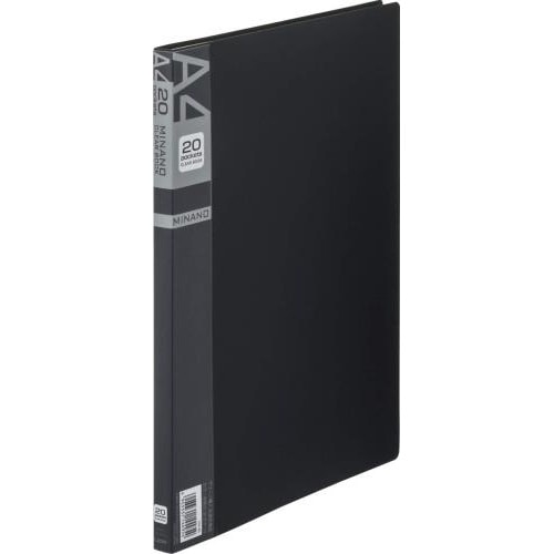 クリアーブック(20枚/黒) EA762CC−70