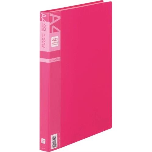 クリアーブック(40枚/赤) EA762CC−71