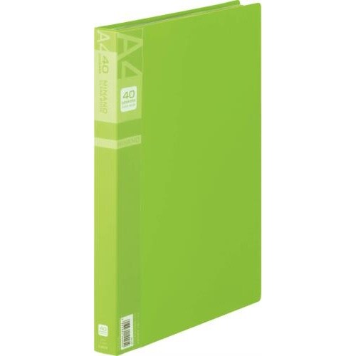 クリアーブック(40枚/緑) EA762CC−73