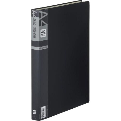 クリアーブック(40枚/黒) EA762CC−75