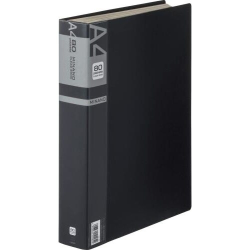 クリアーブック(80枚/黒) EA762CC−78