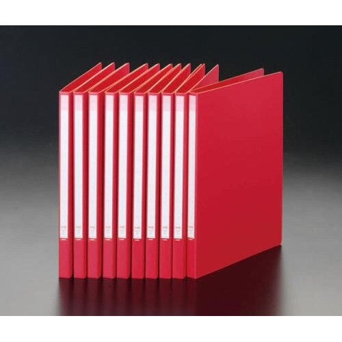 レターファイル(赤/10冊) EA762CF−21