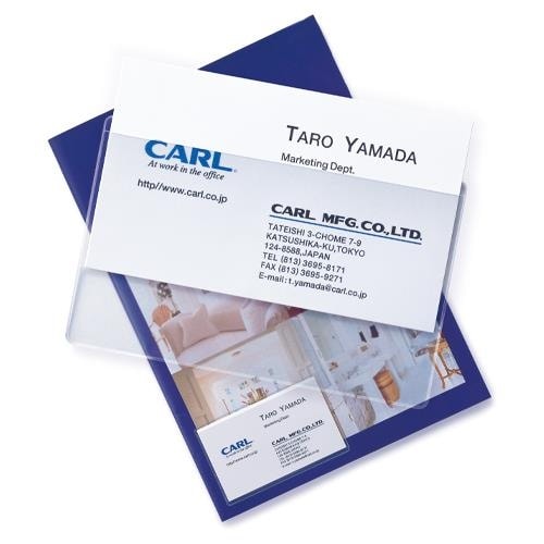 粘着付名刺ホルダー(10枚) EA762CH−11