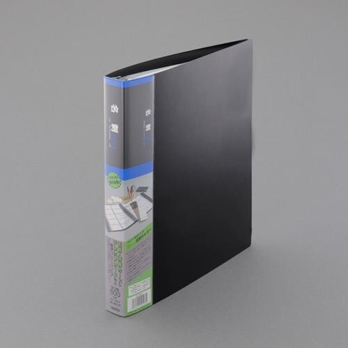 500枚名刺ホルダー(黒) EA762CJ−62A