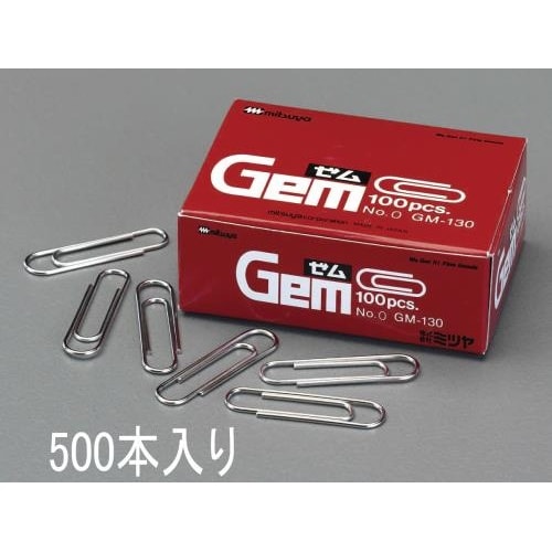 ゼムクリップ(500本) EA762FA−31