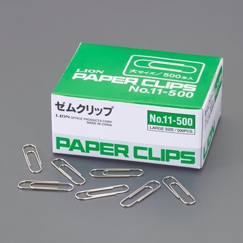 ゼムクリップ(500本) EA762FA−7