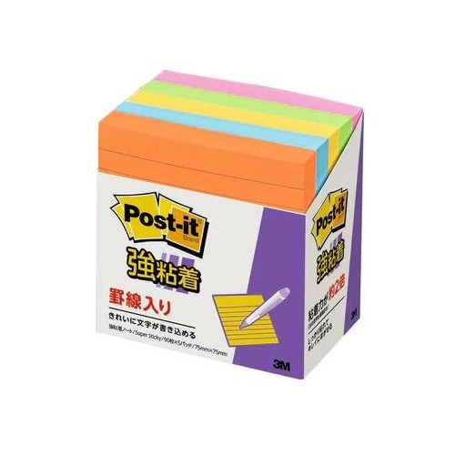 罫線入り強粘着メモ EA762GA−181