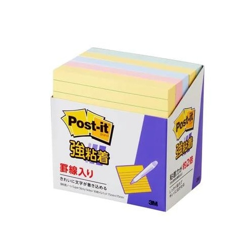 罫線入り強粘着メモ EA762GA−182