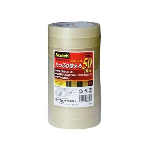 透明粘着テープ(10巻) EA765MA−53