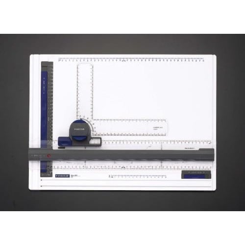 A3サイズL型定規付製図板 EA766GB