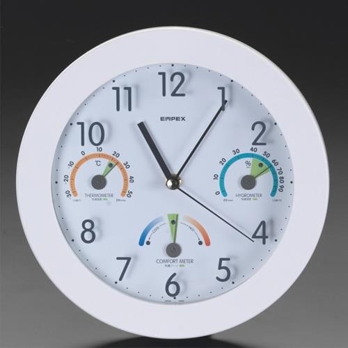 掛時計(温度・湿度計付) EA798CN−1
