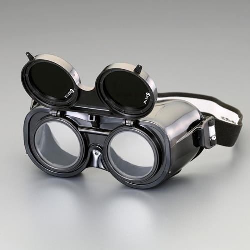 溶接用ゴーグル(電気溶接用/黒) EA800BL