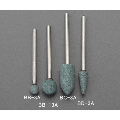 軸付砥石(砲弾型/緑) EA819BC−3A