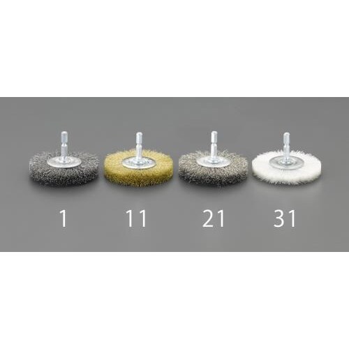 六角軸軸付ブラシ EA819BL−4